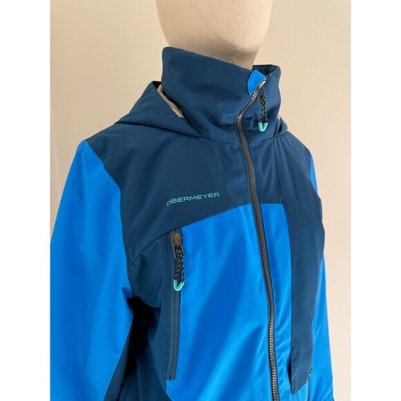 Obermeyer Boy's Axel XL 18 ski Jacket Snow Board Winter Blue - Picture 5 of 9